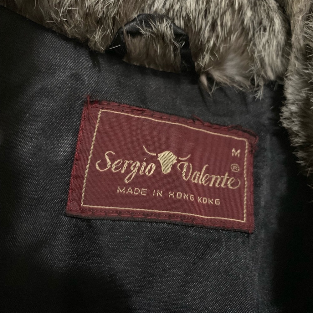 Sergio Valente Rabbit Fur Coat - Picture 2 of 6